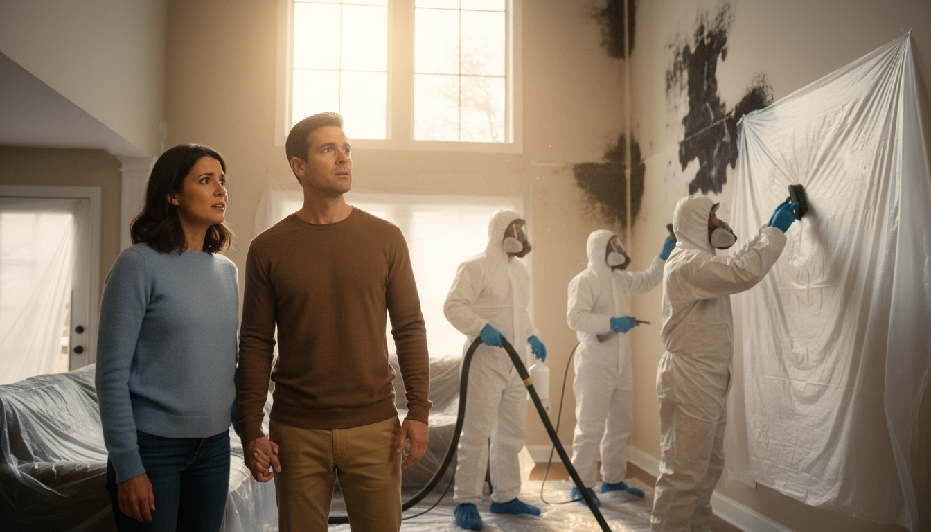 can you stay in a house during mold remediation safely