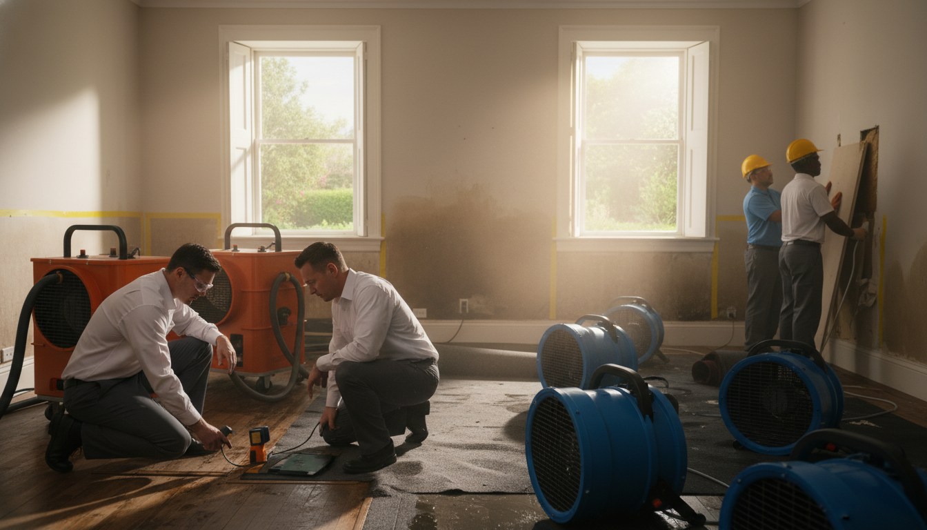 how long does it take to dry out a house after flooding