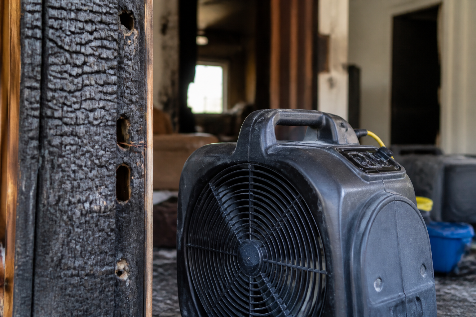 How fire damage restoration services help reopen buildings after severe smoke damage