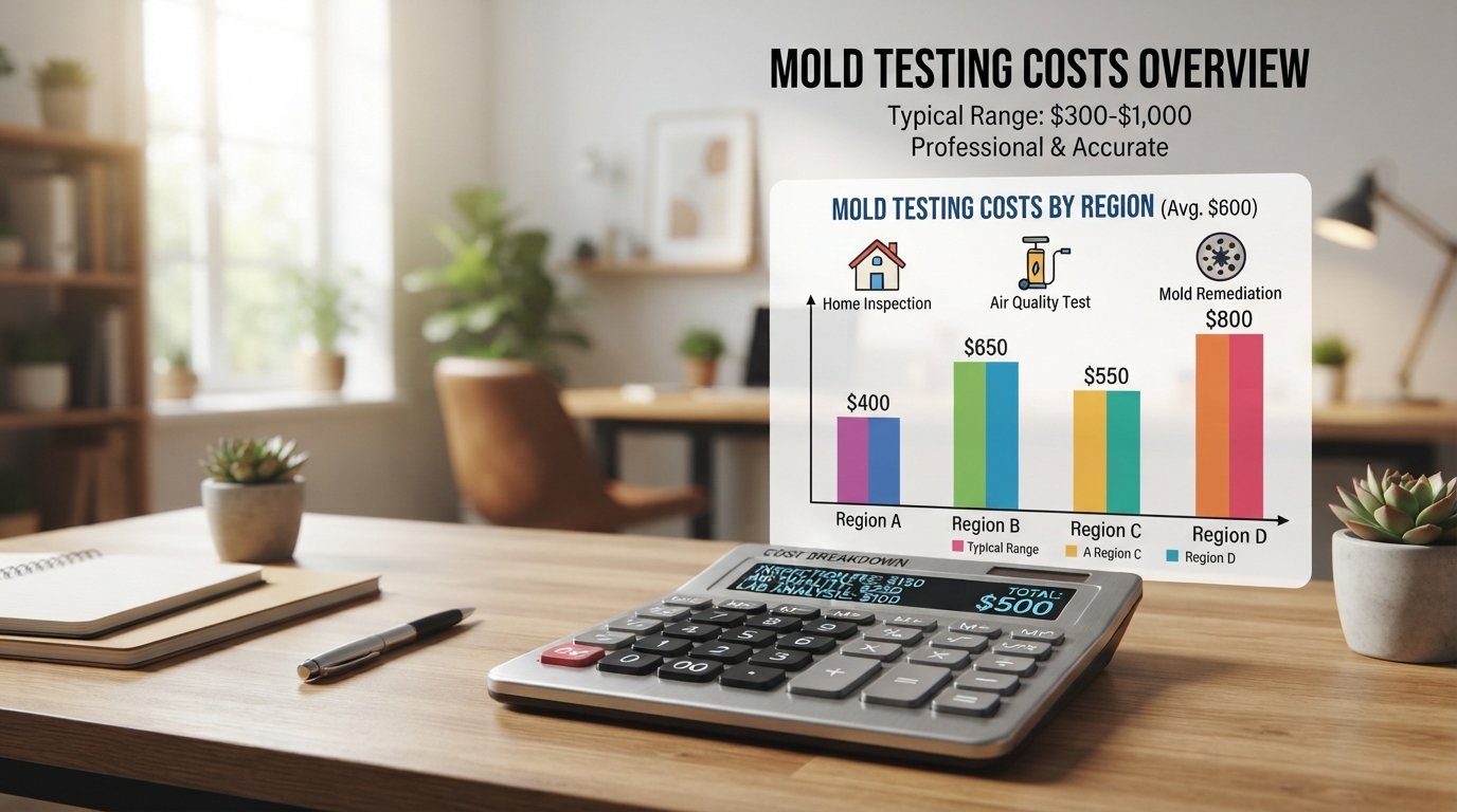 Your mold testing cost: What You Can Expect to Pay