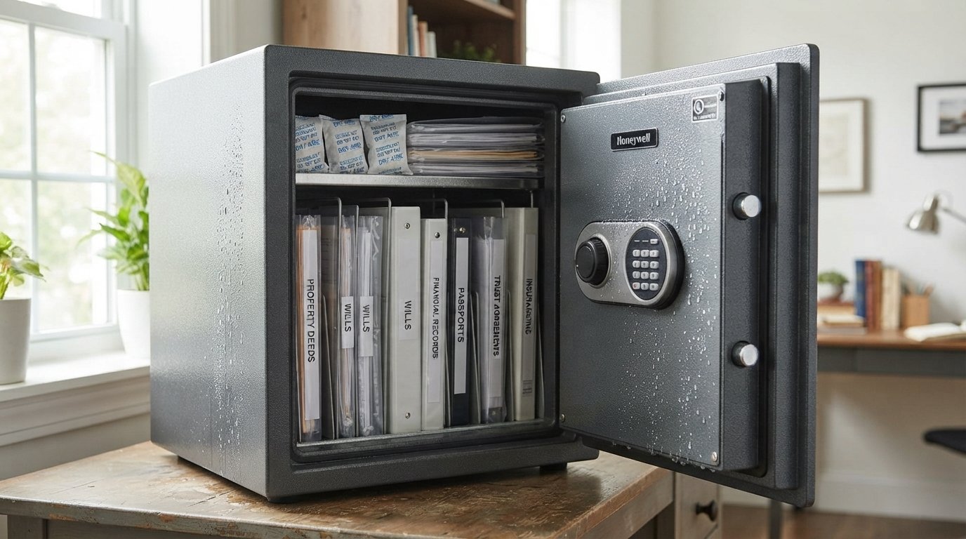 prevent mold in a fireproof safe and protect your papers