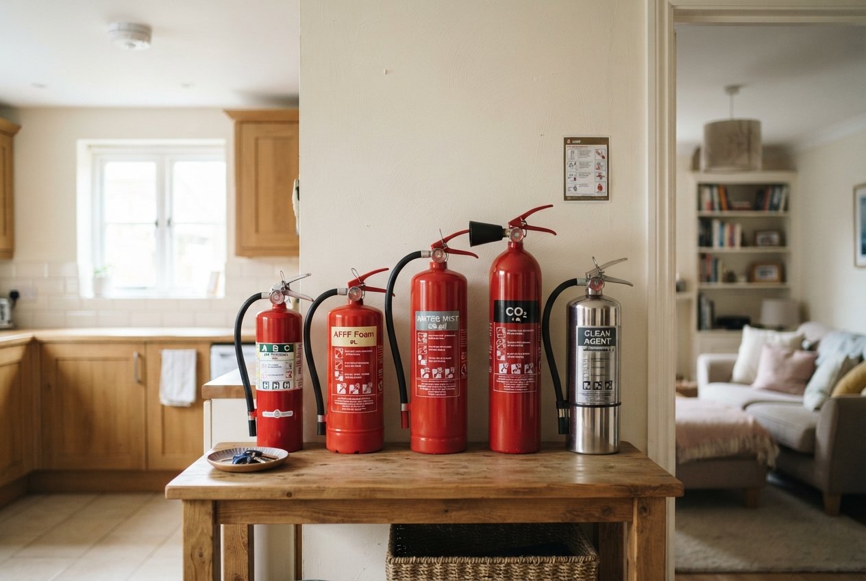 How I Choose Fire Extinguisher Types for My Home Safely